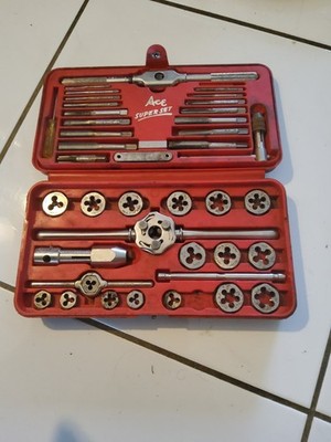 Ace super hex no 606 standart tap and dies set.used
