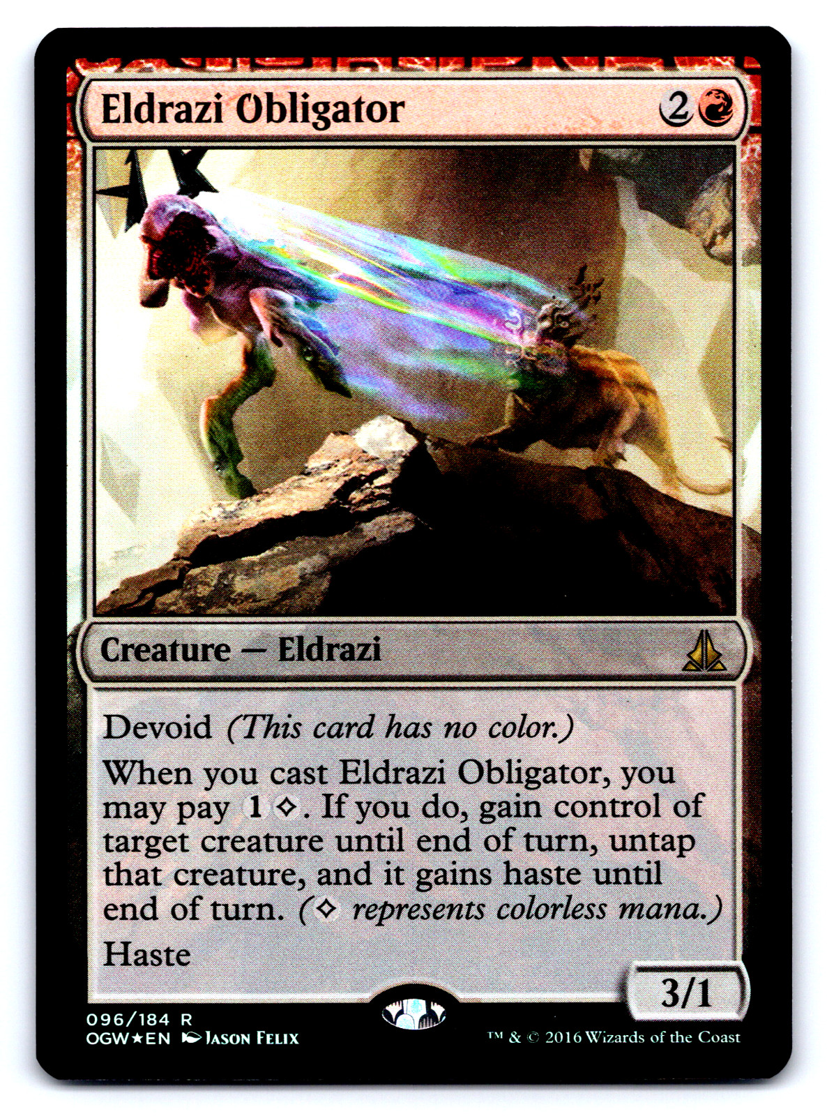 Eldrazi Obligator  FOIL- Oath of the Gatewatch - MTG