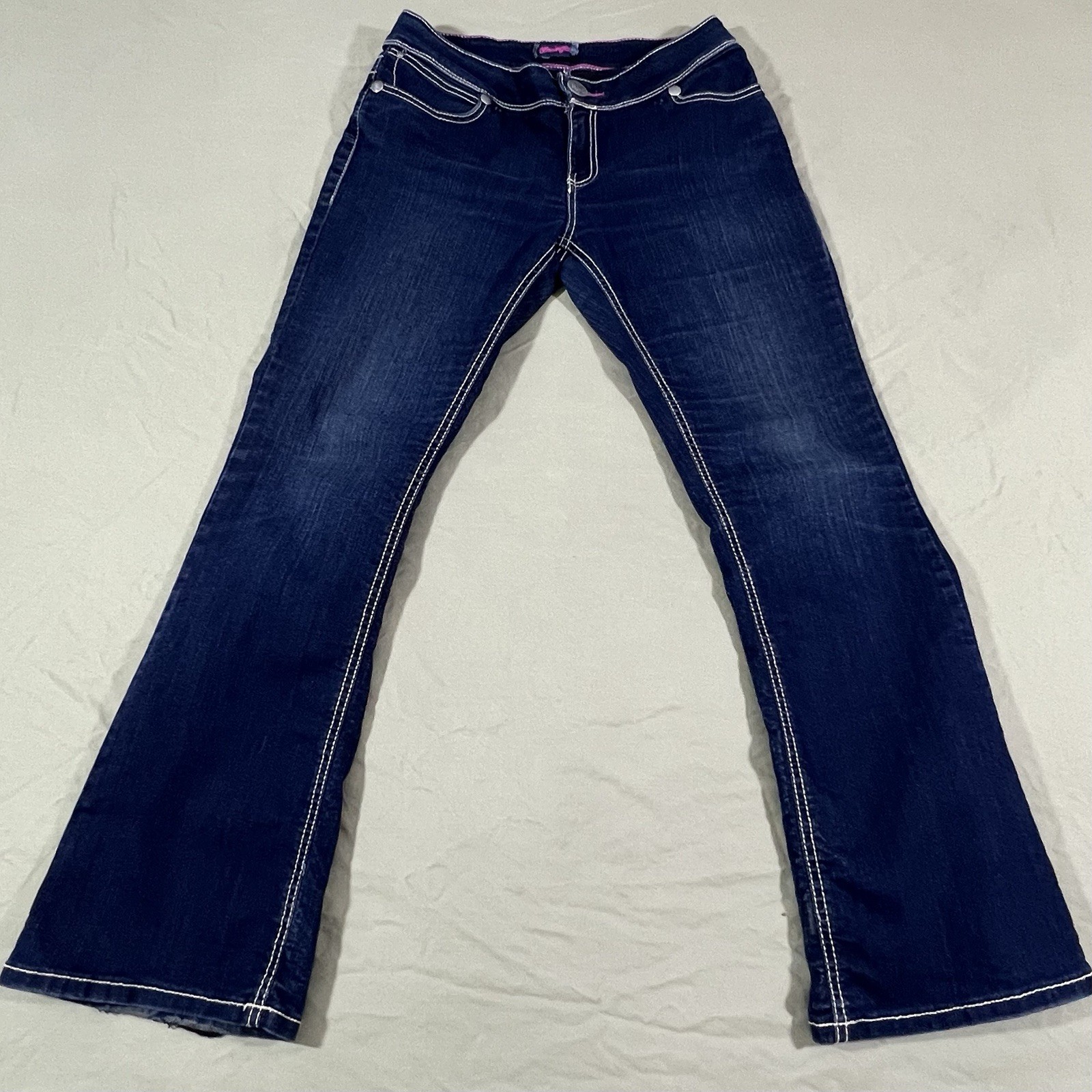 9/10 X30 Dark Wash Boot Mid Rise Booty Up 10mwzbr