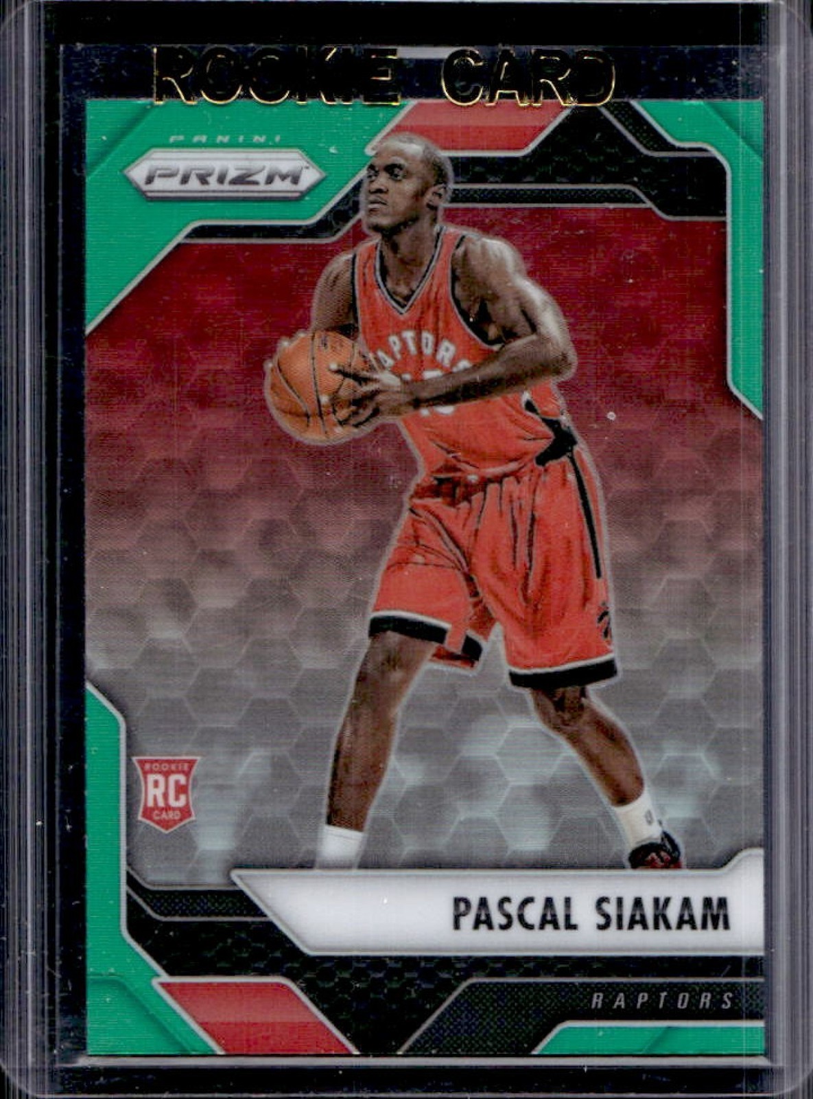 2016-17 Panini Prizm Pascal Siakam RC Green Prizm Rookie #220 Raptors