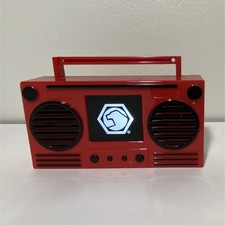 Matco Tools Bumpboxx Red Black Bluetooth Boombox with Headphone Jack