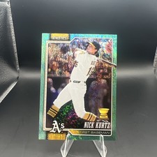 2026 Topps Series 1 Celebration Nick Kurtz Lime Green Confetti SSP Athletics 