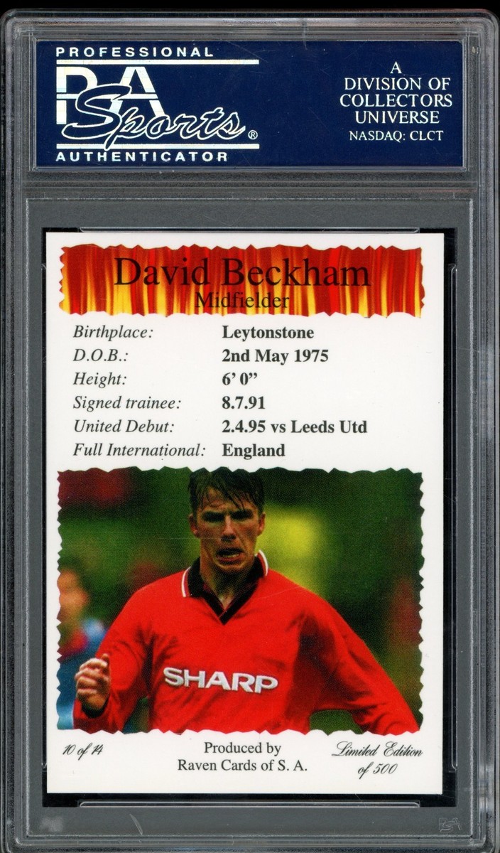 Ticket Match Man Utd Vs Leeds Saison 1994-95 - Débuts En League De David Beckham ⭐️ RARE