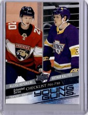Aleksi Heponiemi/Arthur Kaliyev Young Guns Checklist #730 2020-21 UD  [M060]