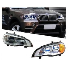 Front Left & Right Led Headlights Assembly For 2007-2013 Bmw X5 E70