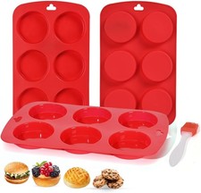Silicone Muffin Top Pan 3 Pack,silicone egg m...