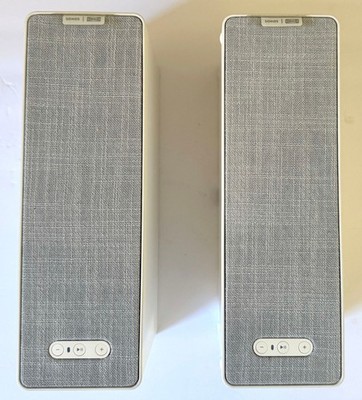 One Pair (2) Sonos Symfonisk IKEA Bookshelf Wi-Fi Smart Speaker White MINT!