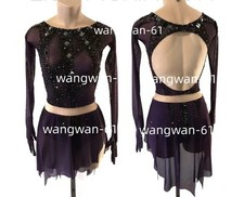 Ice skating set Gymnastics set beautiful show outfit girl spin stick