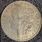 1878 Morgan Silver $ Dollar - Philadelphia Mint - Circulted - 90% Silver