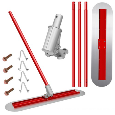 #ad Concrete Bull Float Kit 48quot;x12quot; with 4 Handles Durable Finishing Tools $85.00