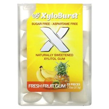 Xylitol Gum, Fresh Fruit, 25 Pieces