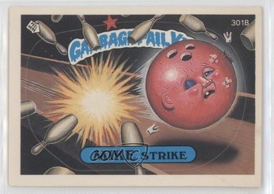 1987 Topps Garbage Pail Kids Series 8 Mike Strike (One Star Back) #301b 1p5