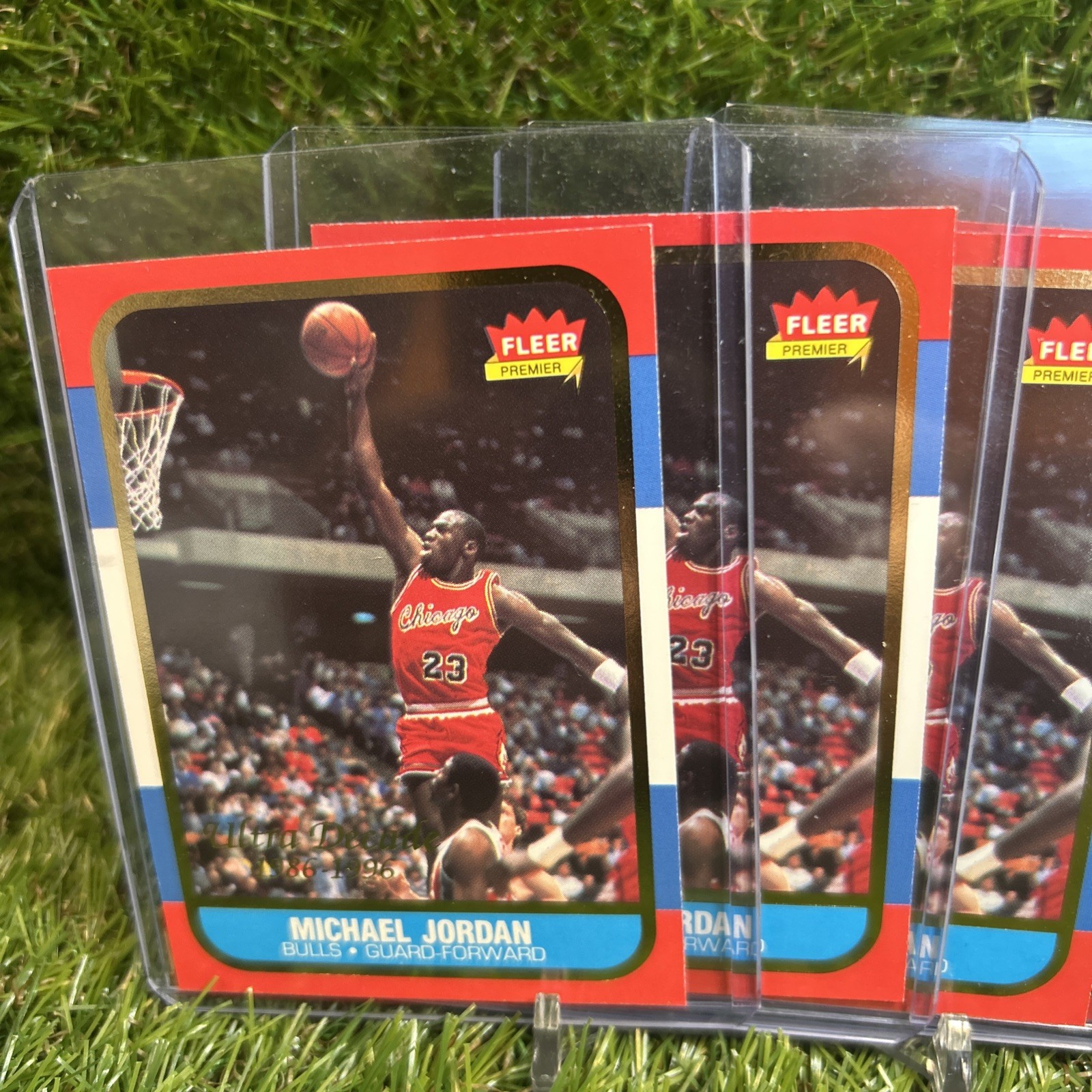 1996-97 Fleer - Decade of Excellence Michael Jordan #4 Chicago Bulls Quantity