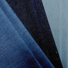 Precut Thick Twill Denim Fat Quarters Quilt Squares Assortment 18"x22"-6pieces