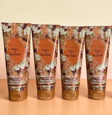 4 Bottles New FALL IN BLOOM BATH BODY WORKS BODY CREAM LOTION