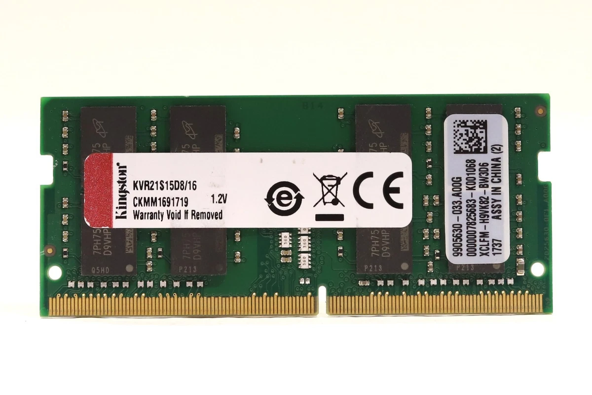 Preços baixos em Kingston SO-DIMM de 16 GB de memória (RAM) para