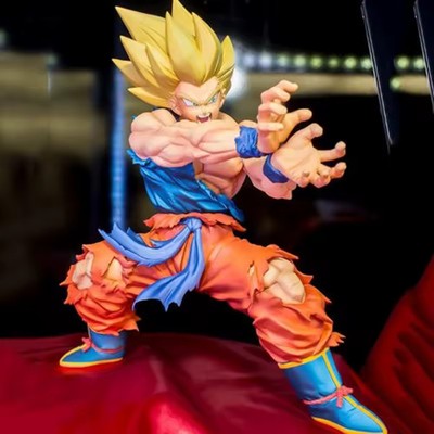 Goku figure Dragon Ball Z Super Saiyan Kamehameha 16cm PVC anime statue