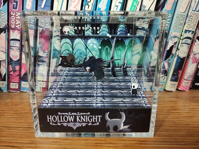 Hollow Knight vs Traitor Lord Handmade Diorama - Hollow Knight Cube - Fanart