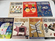 VTG Lot of 7 Fast Forward Washington Post Magazine Flyer Lot 90s Internet Radio