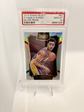 2015-2016 Panini Select D'angelo Russell #62 Silver Prizm PSA 10 GEM MT