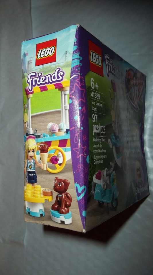 nib LEGO Friends 41389 Stephanie ICE CART Set Building Toy 97 pcs