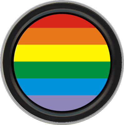Stash Tins - Rainbow 3.5'' Round Storage Container