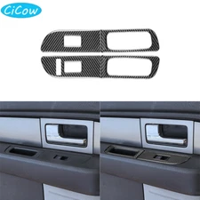 For Ford F150 Raptor 09-14 Rear Window Lift Switch Panel Trim Carbon Fiber