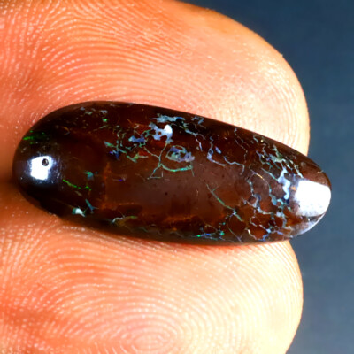 5.99 ct Topnotch Fancy (21 x 9 mm) (Un-Heated) Australia Boulder Matrix Opal