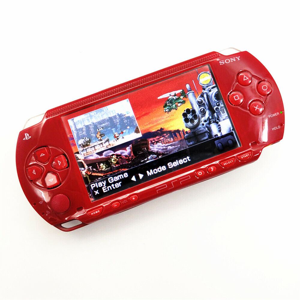 Retrofit Sony PSP 3000 Handheld PSP System Game Console-Clear White Color