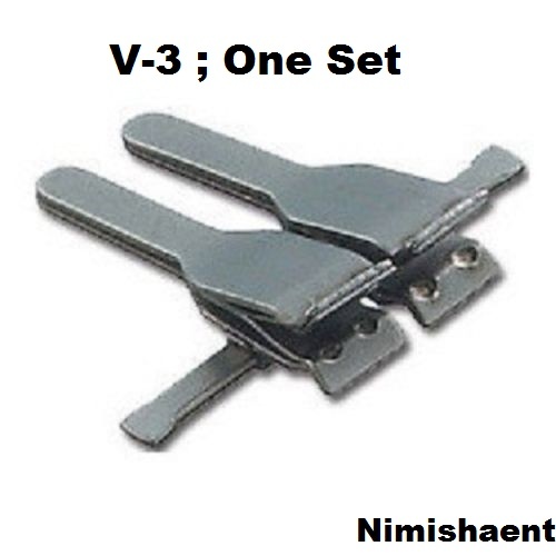 SS Plastic Surgery & Neurosurgery Micro Vascular Clamps One Set V-3 One Set - Picture 2 of 9