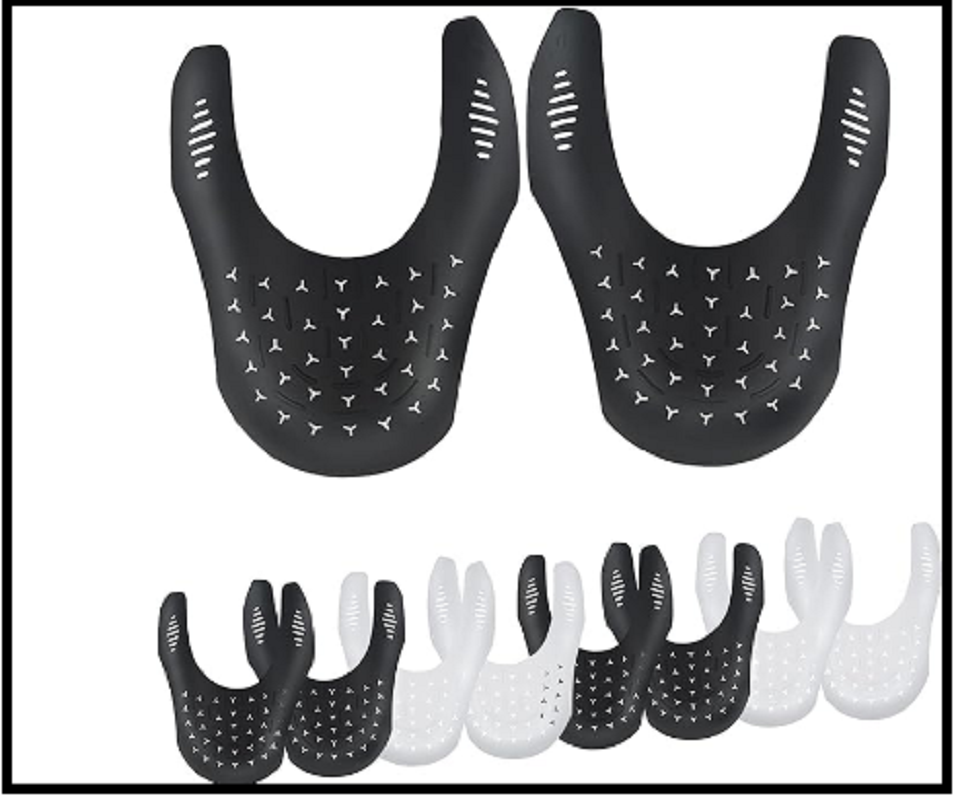 4 Pairs 2022 New Version Anti-Wrinkle Shoe Toe Box Protectors Toe Box Decreas...
