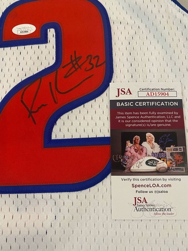 Richard Hamilton signiertes Pistons Adidas Swingman Trikot JSA - Bild 2 von 7