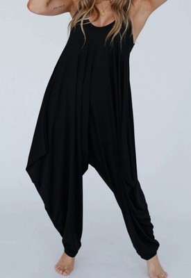 SHEIN Jumpsuit Harem Black NWOT XL 1X 