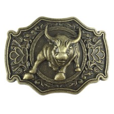 Cow Bull Belt Buckle Cowboy Cowgirl Native American Motorcyclist YCW-01