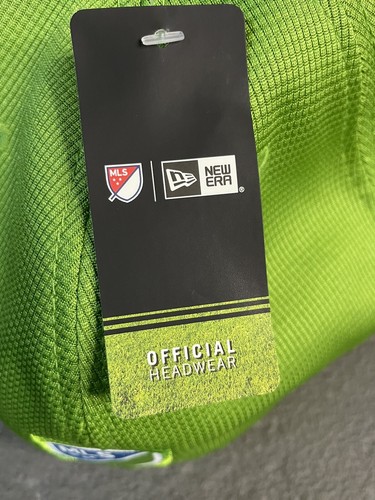 NWT New Era 59Fifty Seattle Sounders FC Green Fitted Cap Hat 7 3/4 MLS Soccer - Picture 5 of 8