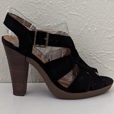 KORS MICHAEL KORS Womens Shoes Suede Strappy Heel Sandals Size 6