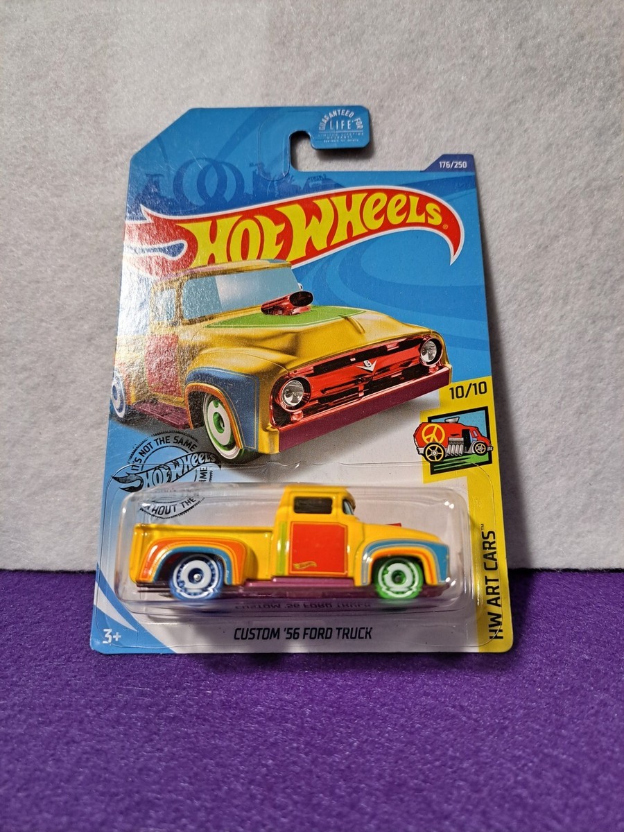 Hot Wheels Custom '56 Ford Truck Treasure Hunt HW Art Cars