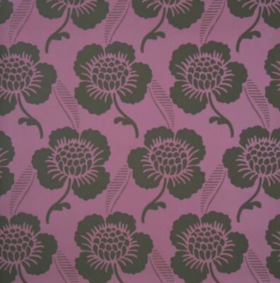 Little Greene London Collection Tapete St James's Place - Cerise 0277STCERIS