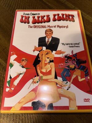 In Like Flint DVD THE MOVIE James Coburn Lee J Cobb Jean Hale Brand New  1967