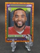 2024 Panini Score-A-Treat Trey Benson RC Rising Stars Pumpkins #47 Rookie Card. rookie card picture