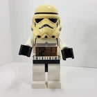 Lego Star Wars STORM TROOPER Digital Alarm Clock Lights Up, Moveable 10" Tall