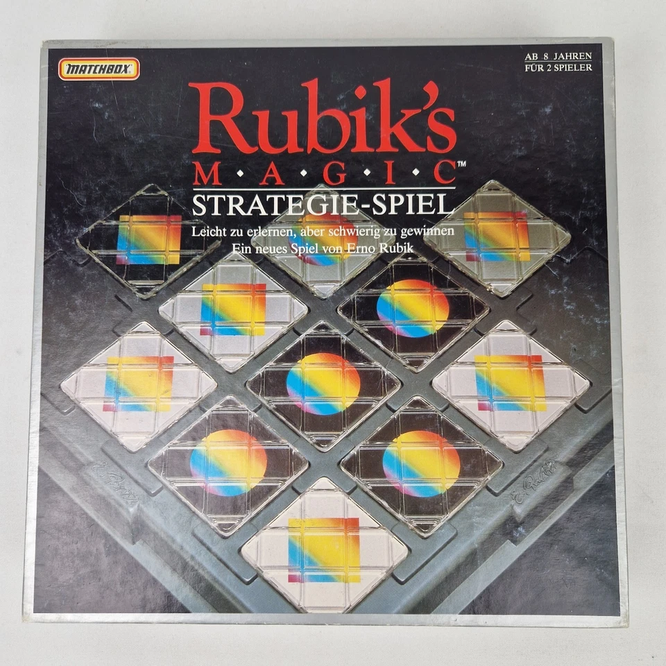 Rubik's Magic Strategie Spiel Brettspiel Matchbox 1987 Vintage Retro Rarität - Bild 1 von 4