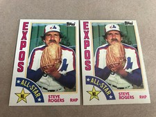1984 Topps Baseball #394 Steve Rogers All Star Montreal Expos NMMt Free Ship! 