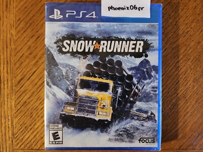 Brand New! SnowRunner US NA Release (Sony PlayStation 4 PS4 PS5 Upgrade) Sealed!
