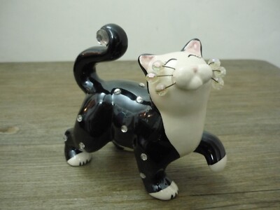 Vintage Amy Lacombe 2004 Willitts Designs 15448 Kätzchen Katze Edelstein Figur Ornament
