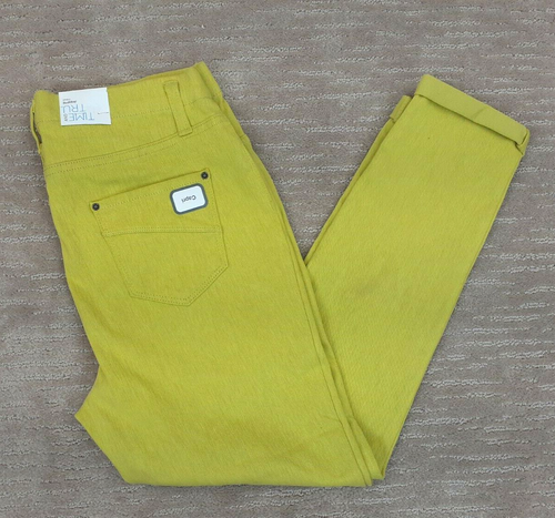 Time \u0026 Tru Womens Sz M Chartreuse Green 