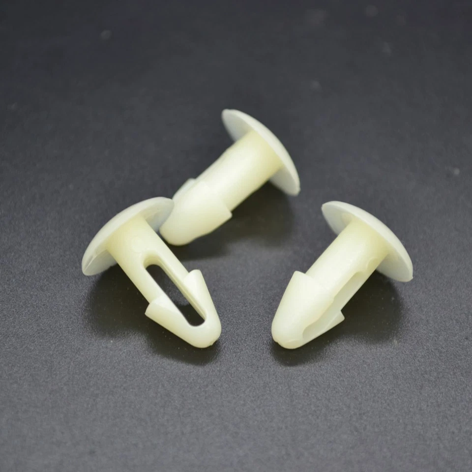 12 clips de remache de puerta para Mercedes Benz R107 W108 W114 W115 W116 W123 nailon Foto 3 de 4