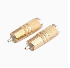 4Pcs RCA Plug Signature Series Gold Plated Male 10mm HIFi Phono Connector DIY