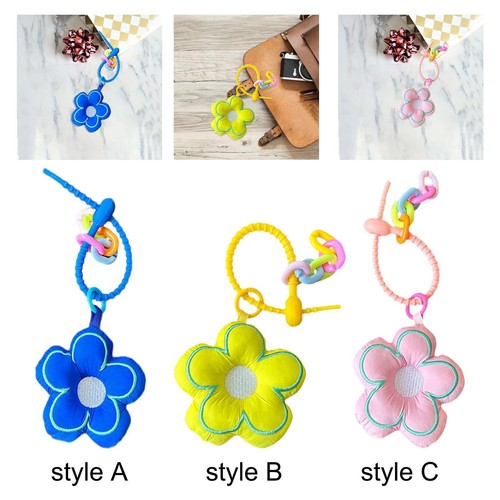 Porte-clés Breloque En Forme De Cœur En Feutre Artisanat - Rouge Blanc Bleu, Démontable