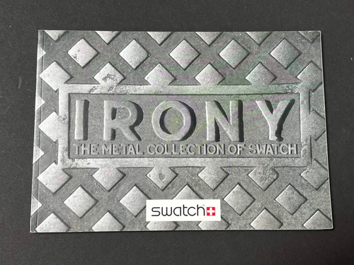Vintage Swatch Watch Irony Metal Collection Catalog Brochure 2000 swiss watches - 第 1/5 張圖片